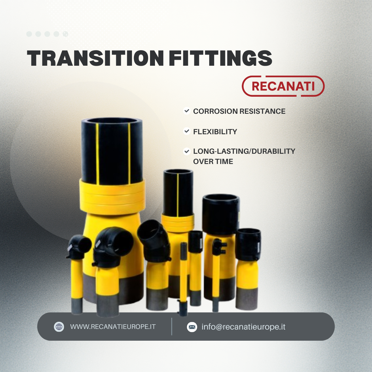 Transition fittings - Recanati