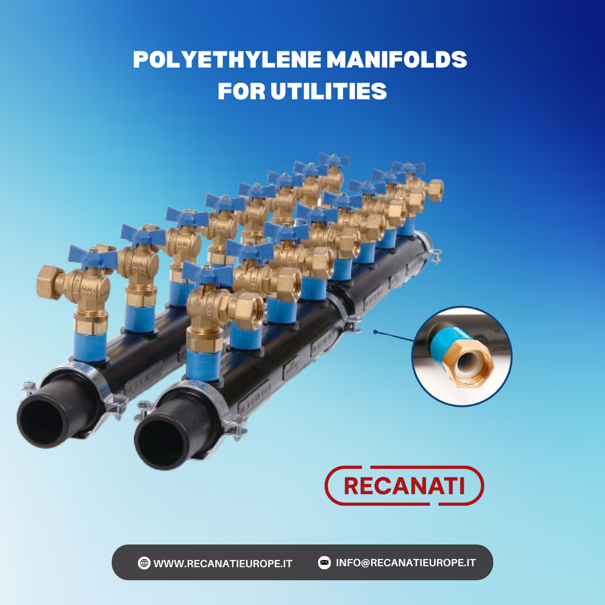 Coletores de polietileno para utilities - Recanati